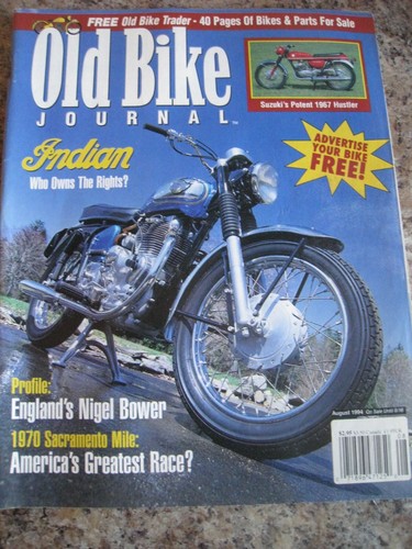 Old bike journal magazine - journal, aug
